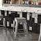 Flash Furniture 24" Silver Metal Stool-Gray Poly Seat CH-31320-24-SIL-PL2G-GG - alternate 6
